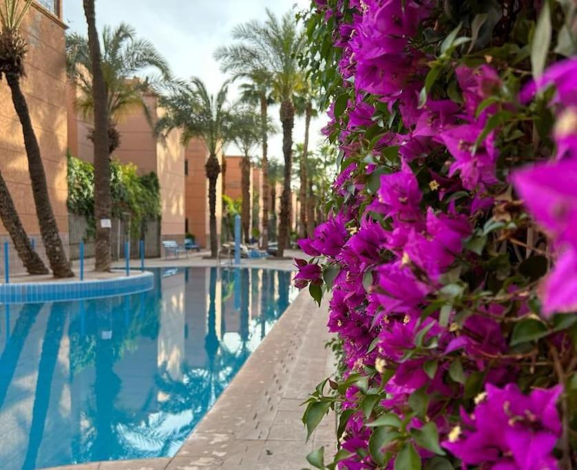 Joli Appartement T2 Residence Avec Piscines Marrakesh Extérieur photo